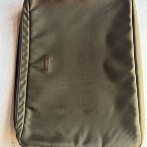 TUMI Laptop Sleeve / Portfolio Case Olive Ballistic Nylon 13-14”